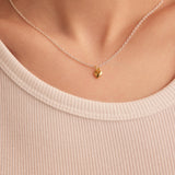 Petite Puffy Heart Necklace